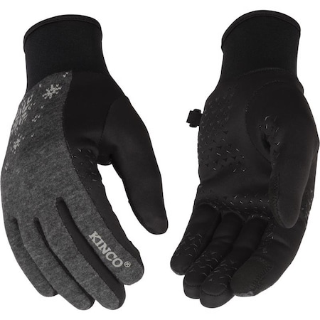 Kinco Kinco Women's Outdoor Winter Gloves Black/Gray M 1 pair 2960W-M